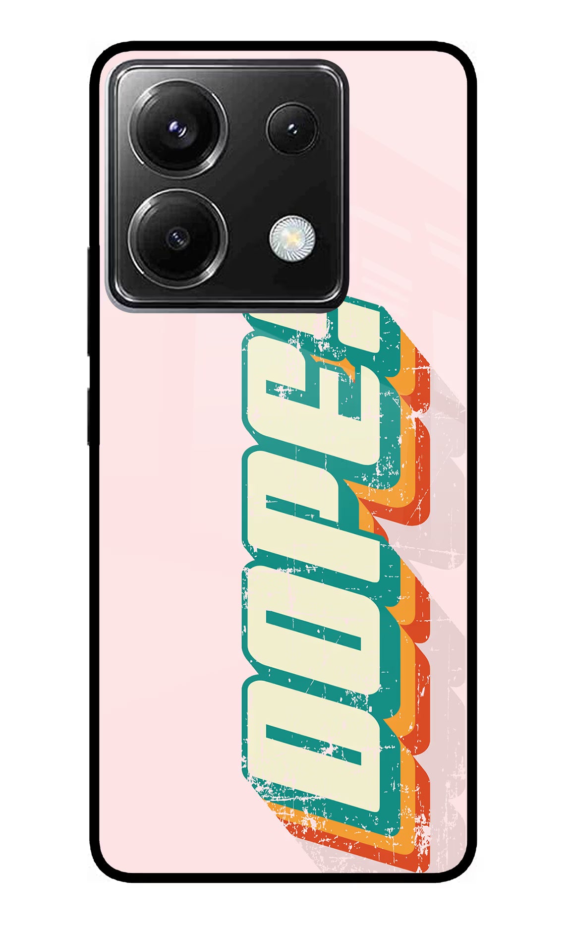 Dope Poco X6 Glass Case