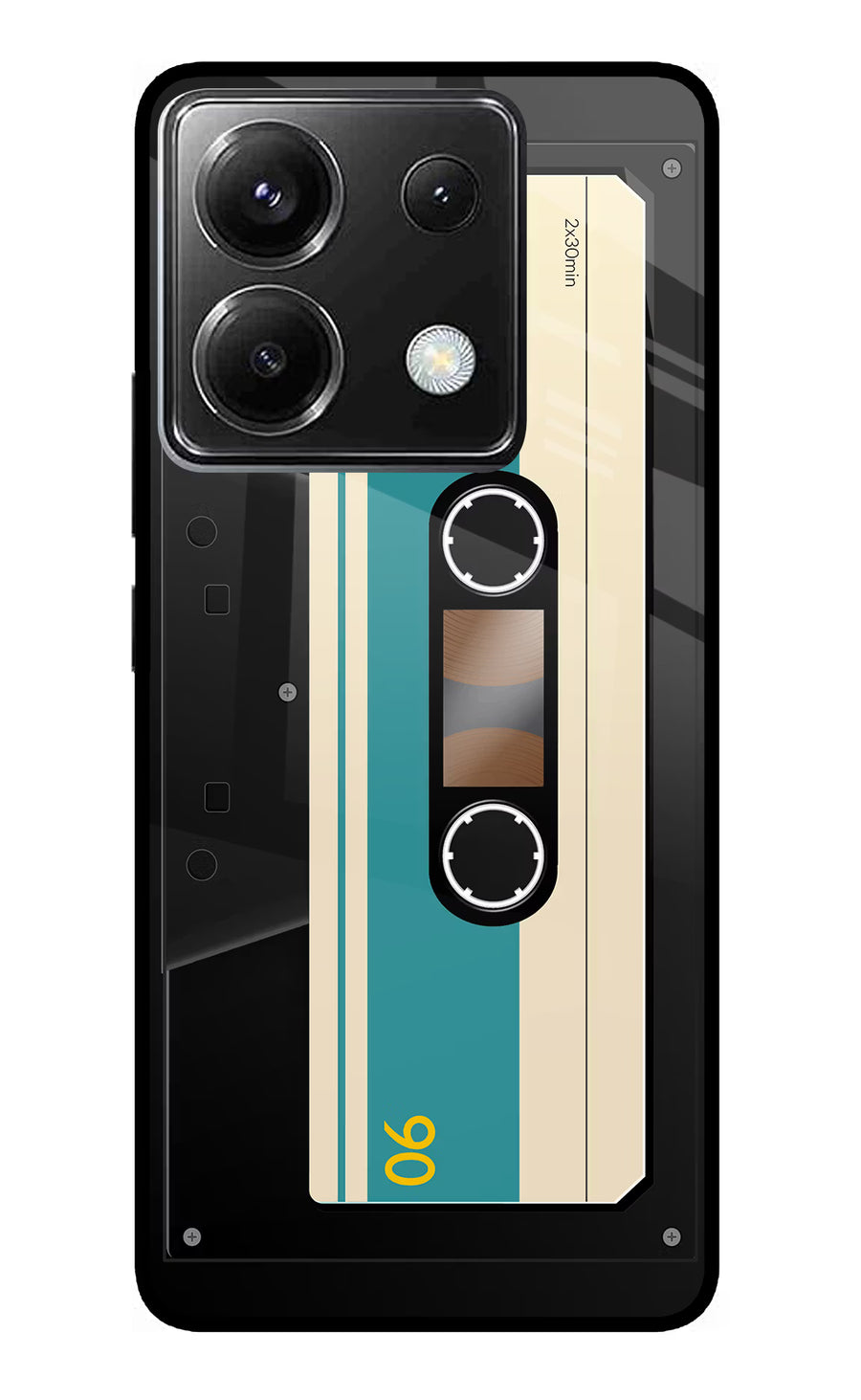 Cassette Poco X6 Back Cover, Metal case