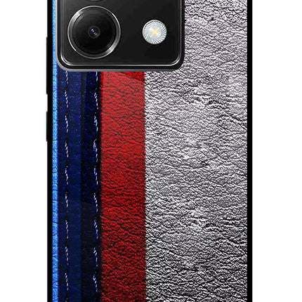 BMW Stripes Poco X6 Glass Case