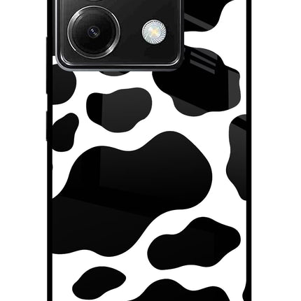 Cow Spots Poco X6 Glass Case
