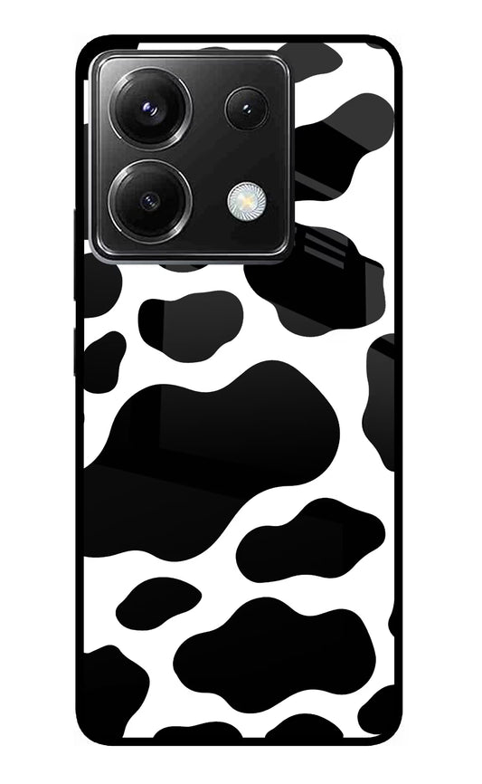 Cow Spots Poco X6 Glass Case