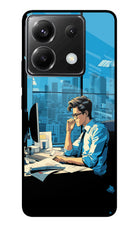 Focused Hustler (AI Generated) Poco X6 Glass Case