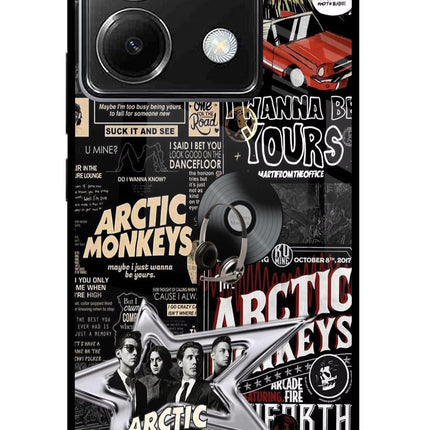 Arctic Monkeys Poco X6 Glass Case