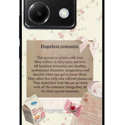 Hopeless Romantic Poco X6 Glass Case