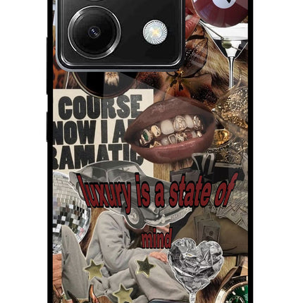 Luxury Poco X6 Glass Case