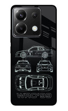 WRC'99 Poco X6 Glass Case Back Cover by Casekaro