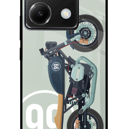 Classic Cafe Racer 99 Poco X6 Glass Case
