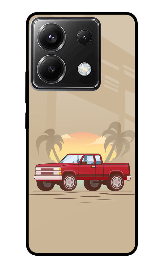 Desert Classic Drive Poco X6 Glass Case