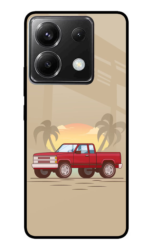 Desert Classic Drive Poco X6 Glass Case