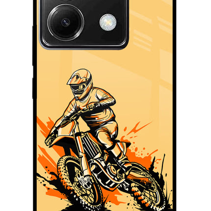 Off-Road Fury Poco X6 Glass Case