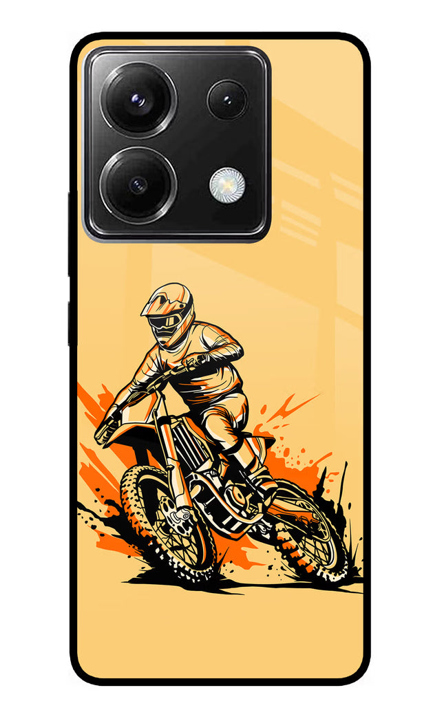Off-Road Fury Poco X6 Glass Case