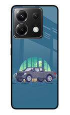 Retro Garage Vibe Poco X6 Glass Case