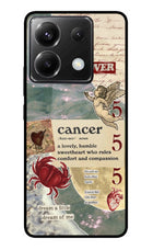 Cancer Zodiac Poco X6 Glass Case