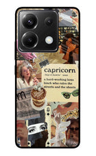 Capricorn Zodiac Poco X6 Glass Case