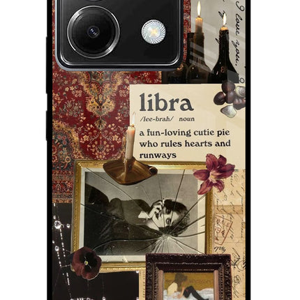 Libra Zodiac Poco X6 Glass Case