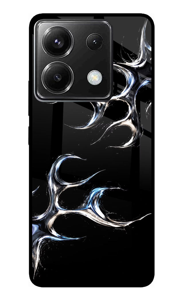 Chrome Tribal Poco X6 Glass Case