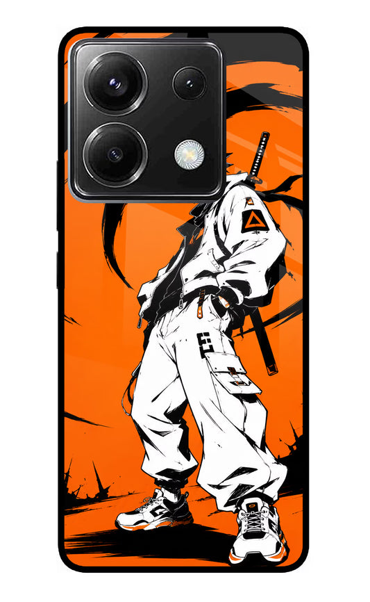 Street Samurai  Poco X6 Glass Case