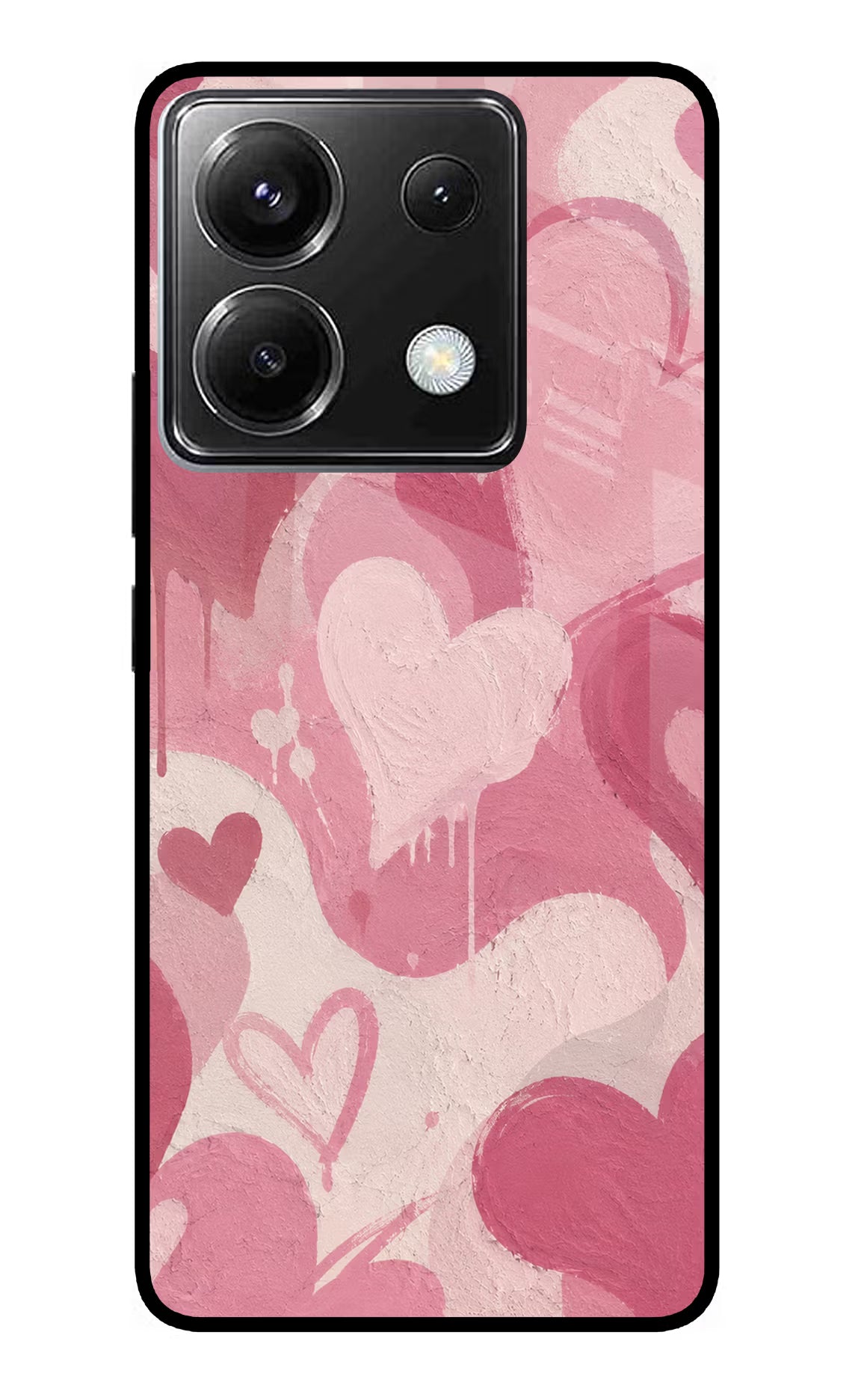 Hearty case Poco X6 Glass Case