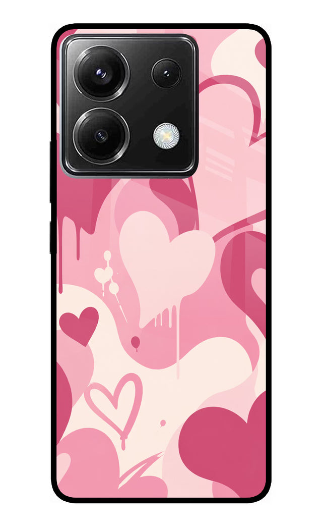 Hearty case Poco X6 Glass Case