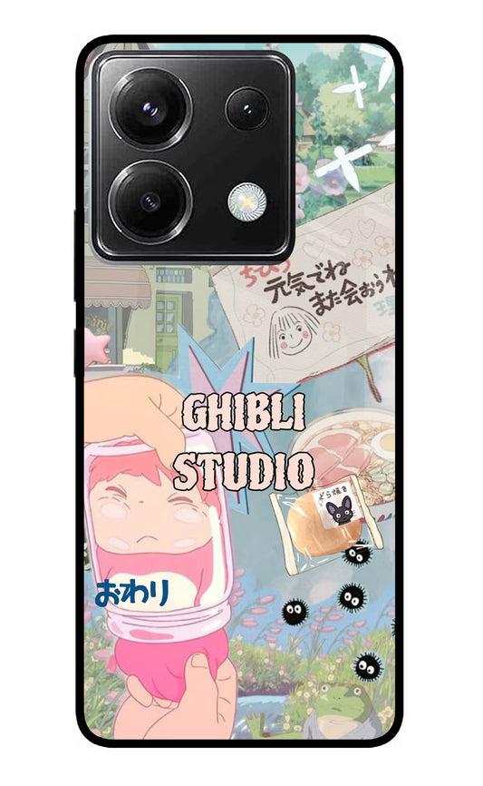 Studio Ghibli Poco X6 Glass Case