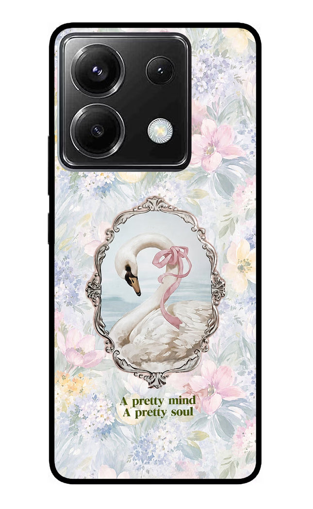 Pretty Mind Pretty Soul Poco X6 Glass Case