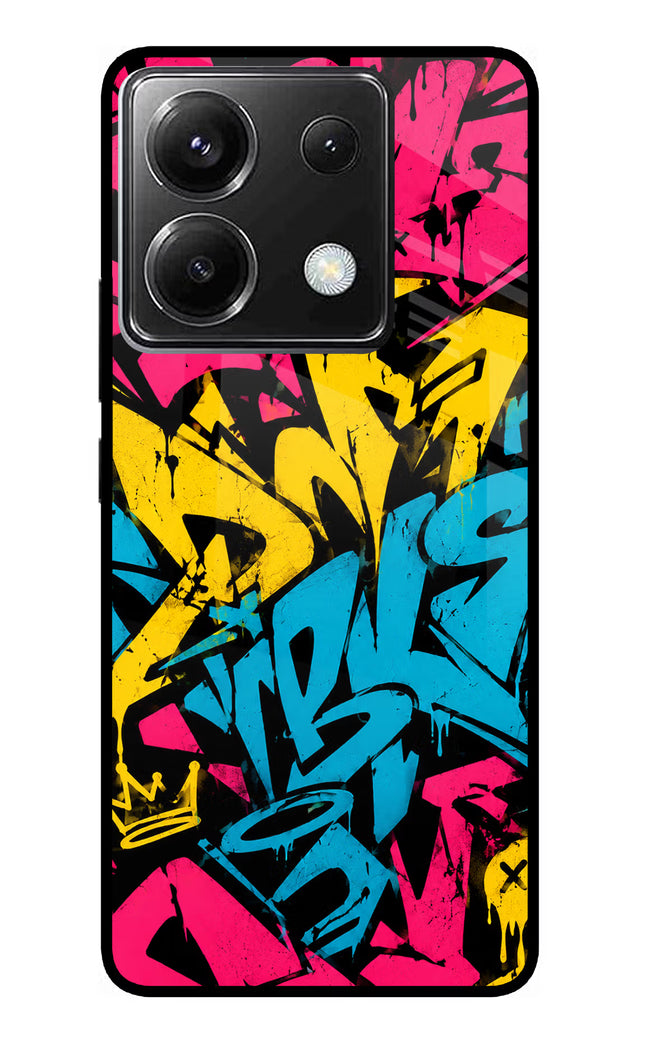 Graffiti Vibe Poco X6 Glass Case