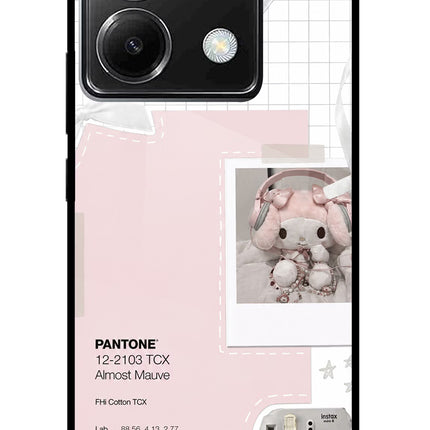 Pantone Asthetic Poco X6 Glass Case
