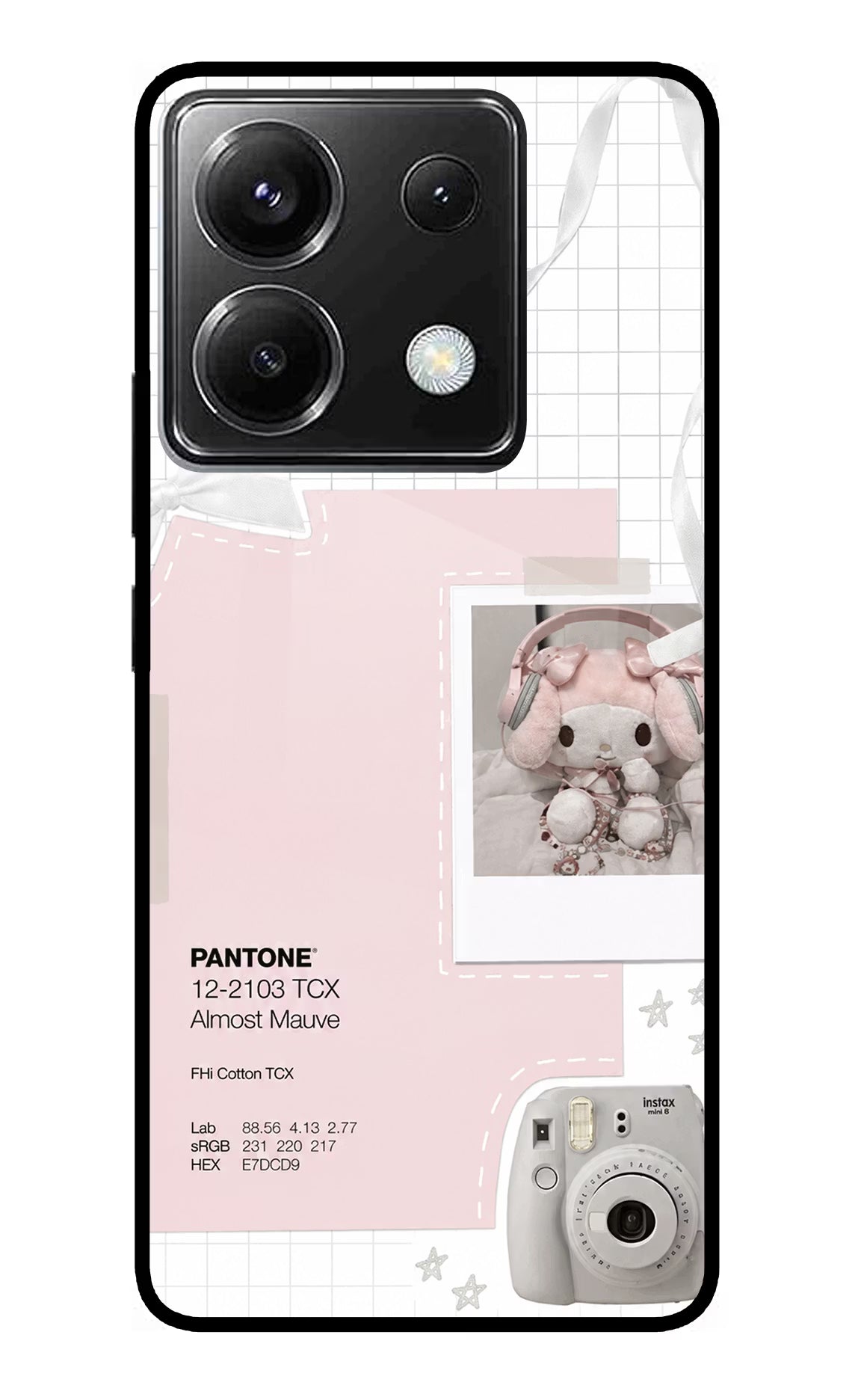 Pantone Asthetic Poco X6 Glass Case
