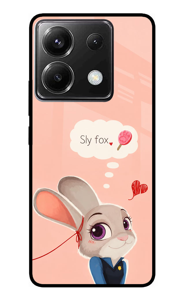 Judy Charm Poco X6 Glass Case