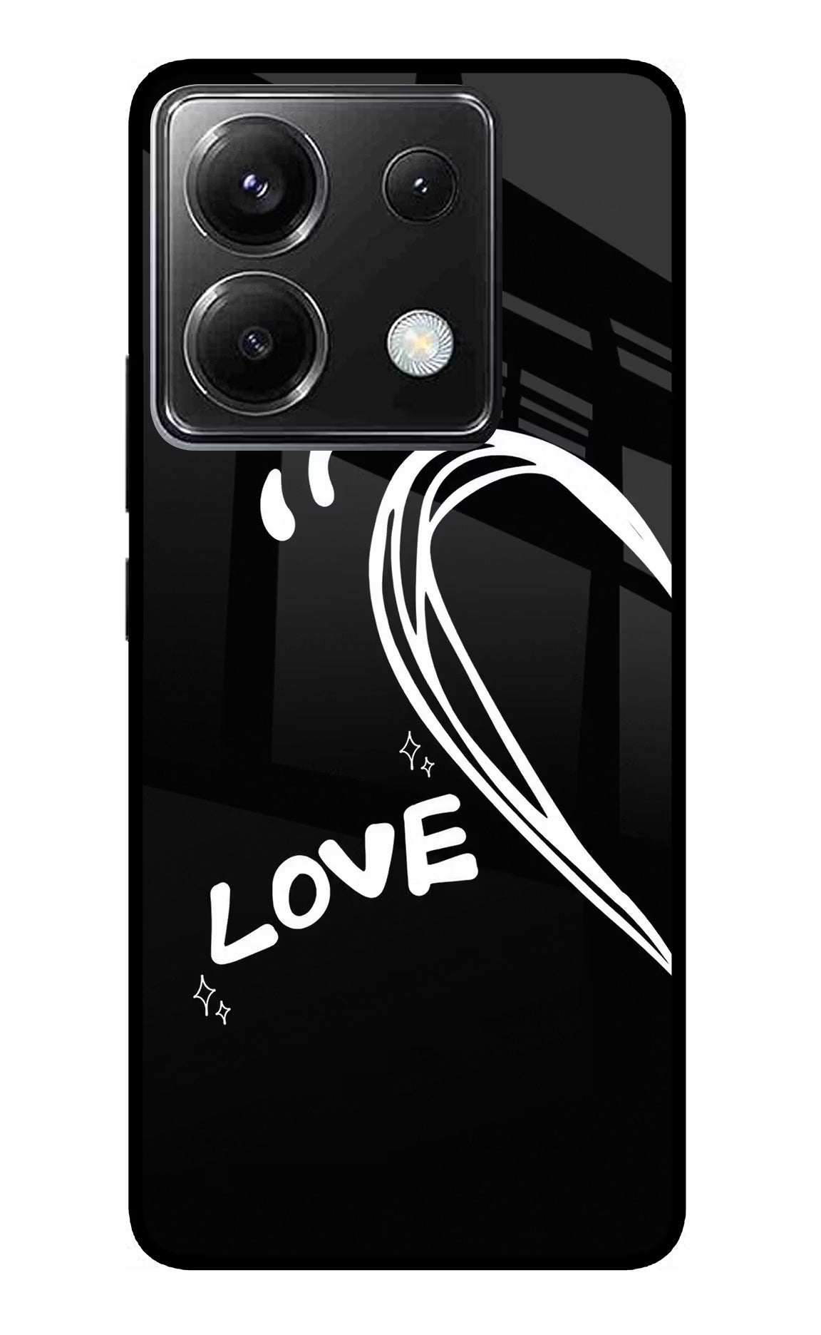 Love Line Poco X6 Glass Case