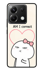 Always Right Poco X6 Glass Case