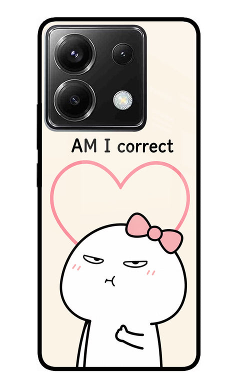 Always Right Poco X6 Glass Case
