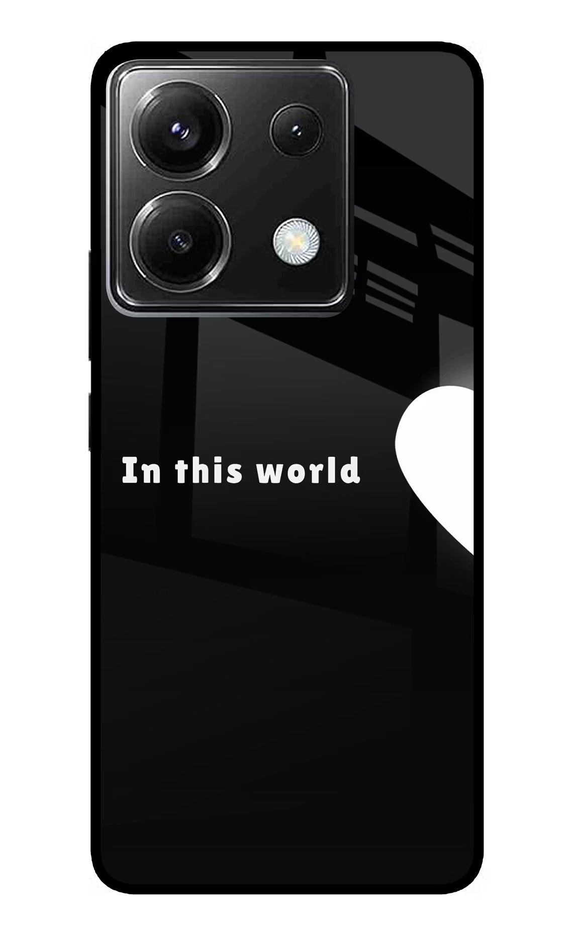 This World Poco X6 Glass Case