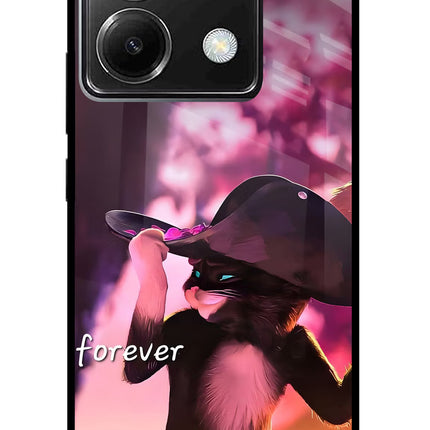 Forever Cat Poco X6 Glass Case