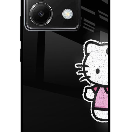 Kitty Charm Poco X6 Glass Case