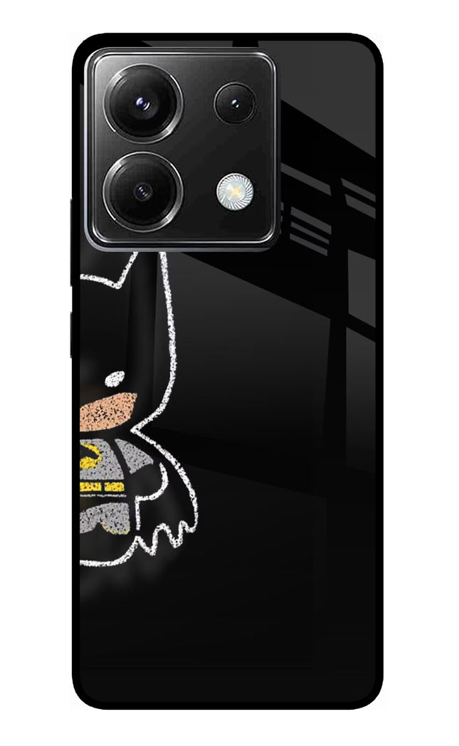 Bat Kitty Poco X6 Glass Case