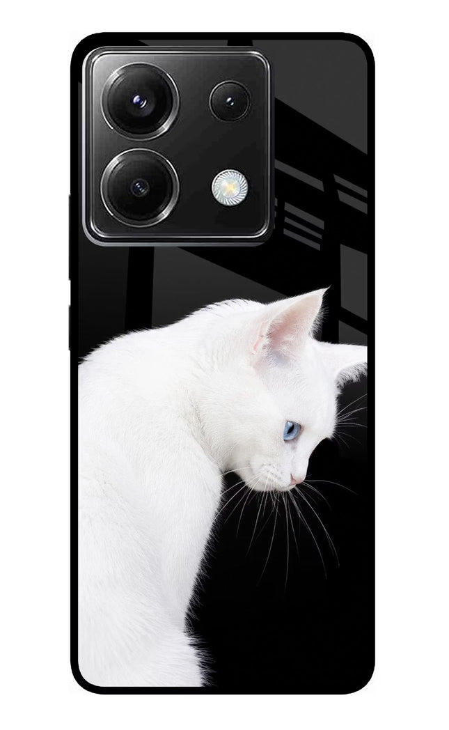 Snow Gaze Poco X6 Glass Case