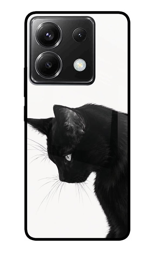 Shadow Gaze Poco X6 Glass Case