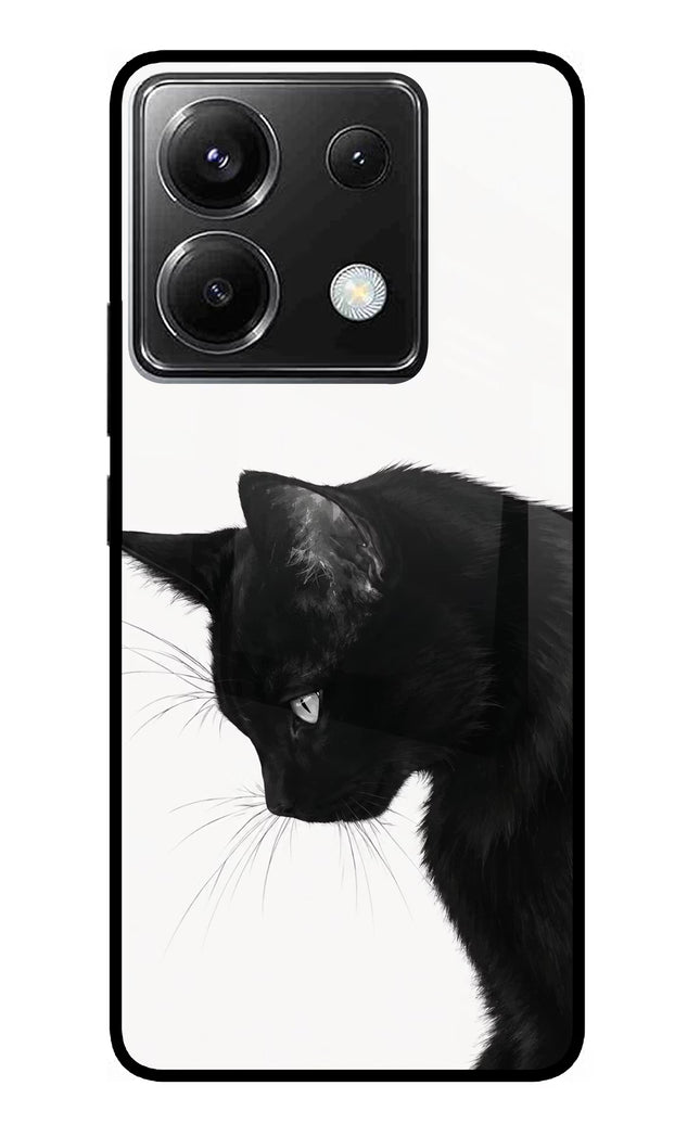 Shadow Gaze Poco X6 Glass Case