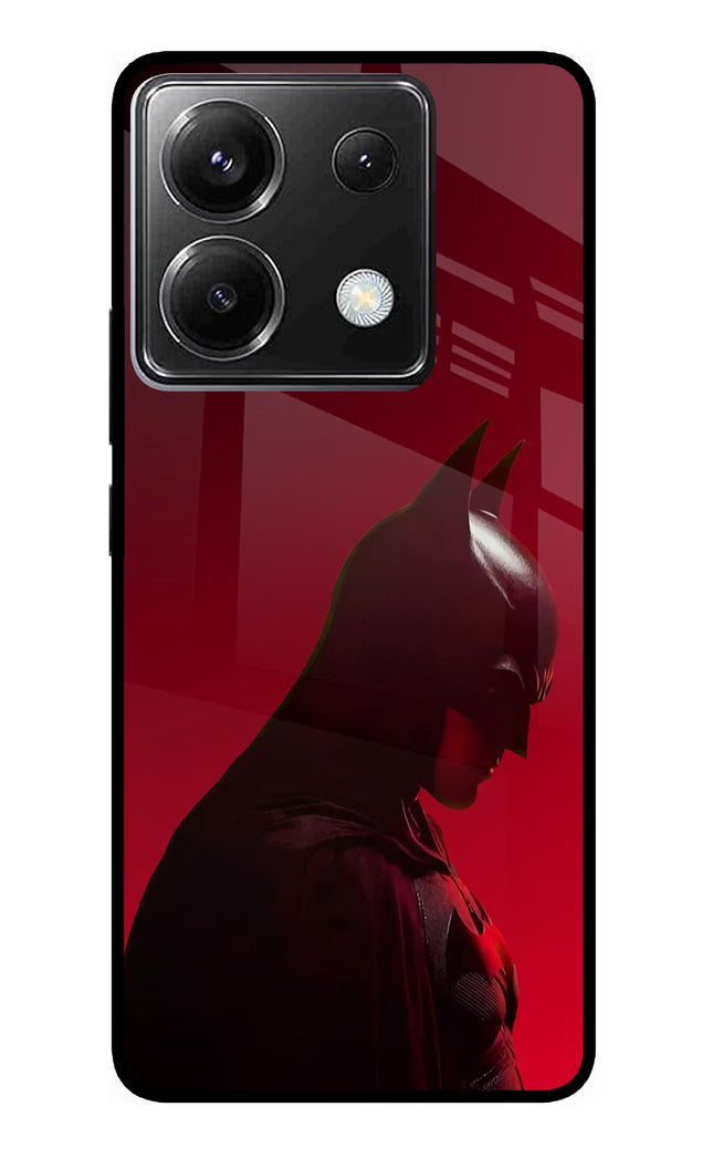 Dark Knight Poco X6 Glass Case