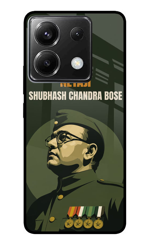 Netaji Legacy Poco X6 Glass Case