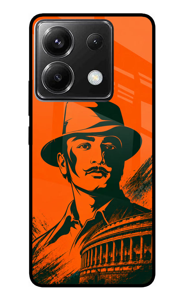 Bhagat Singh Legacy Poco X6 Glass Case