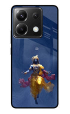 Cosmic Krishna Poco X6 Glass Case