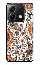 White Mayura Poco X6 Glass Case