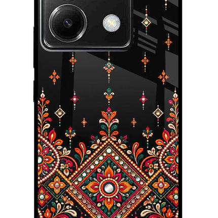 Noir Mehfil Poco X6 Glass Case