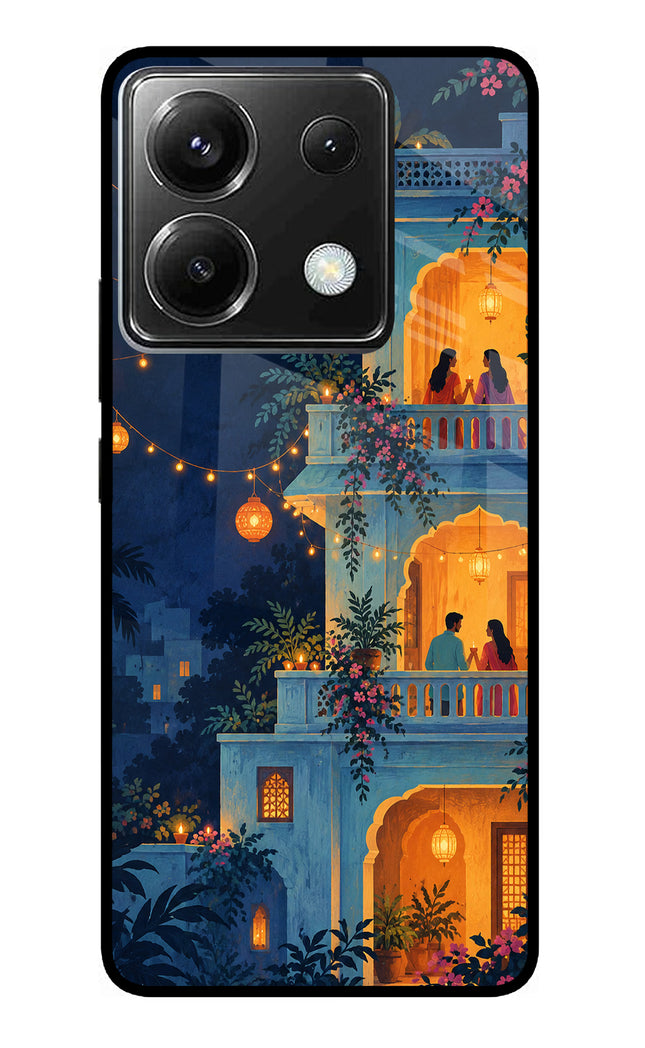 Balcony Glow Poco X6 Glass Case