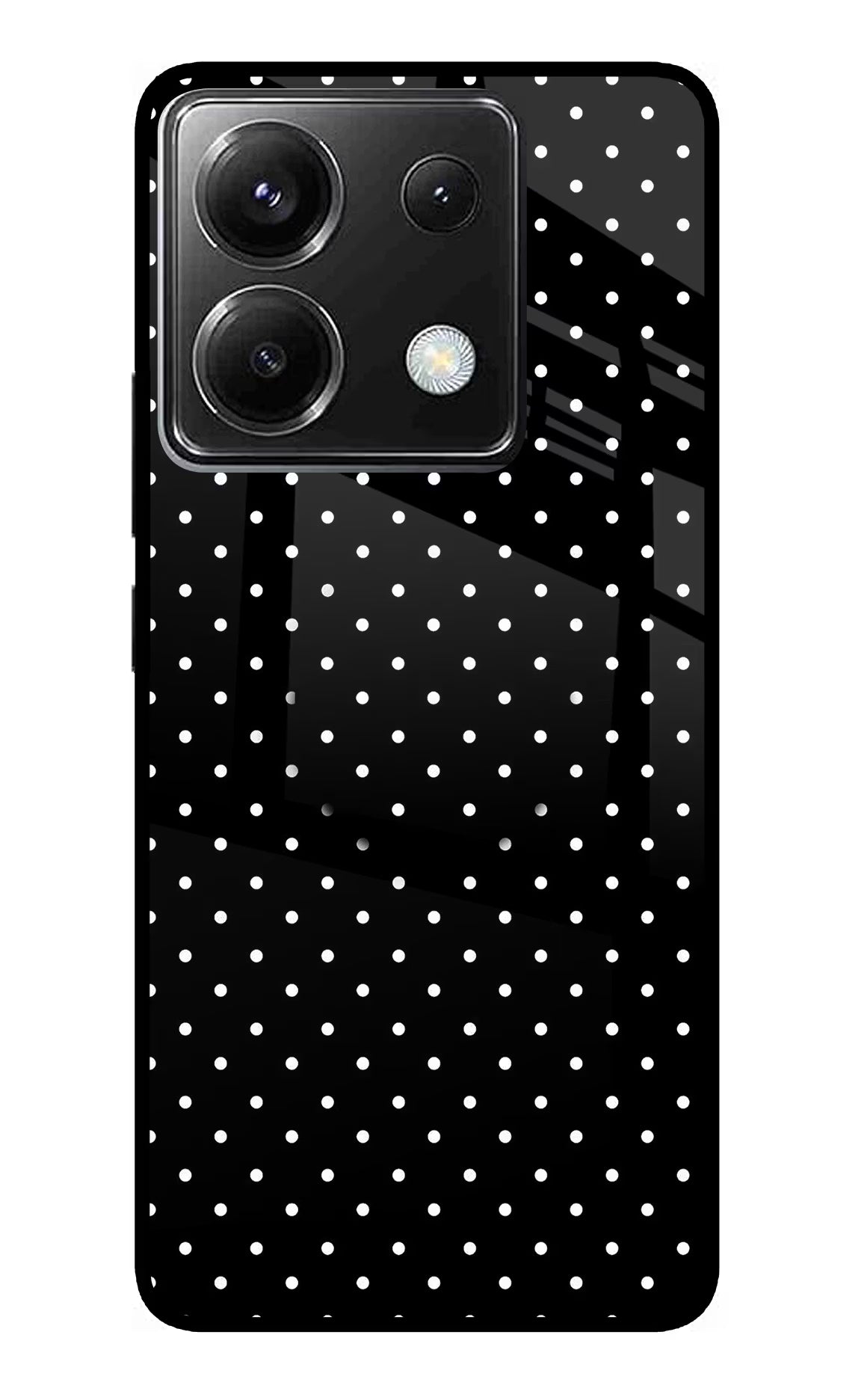 White Dots Poco X6 Pop Case by Casekaro
