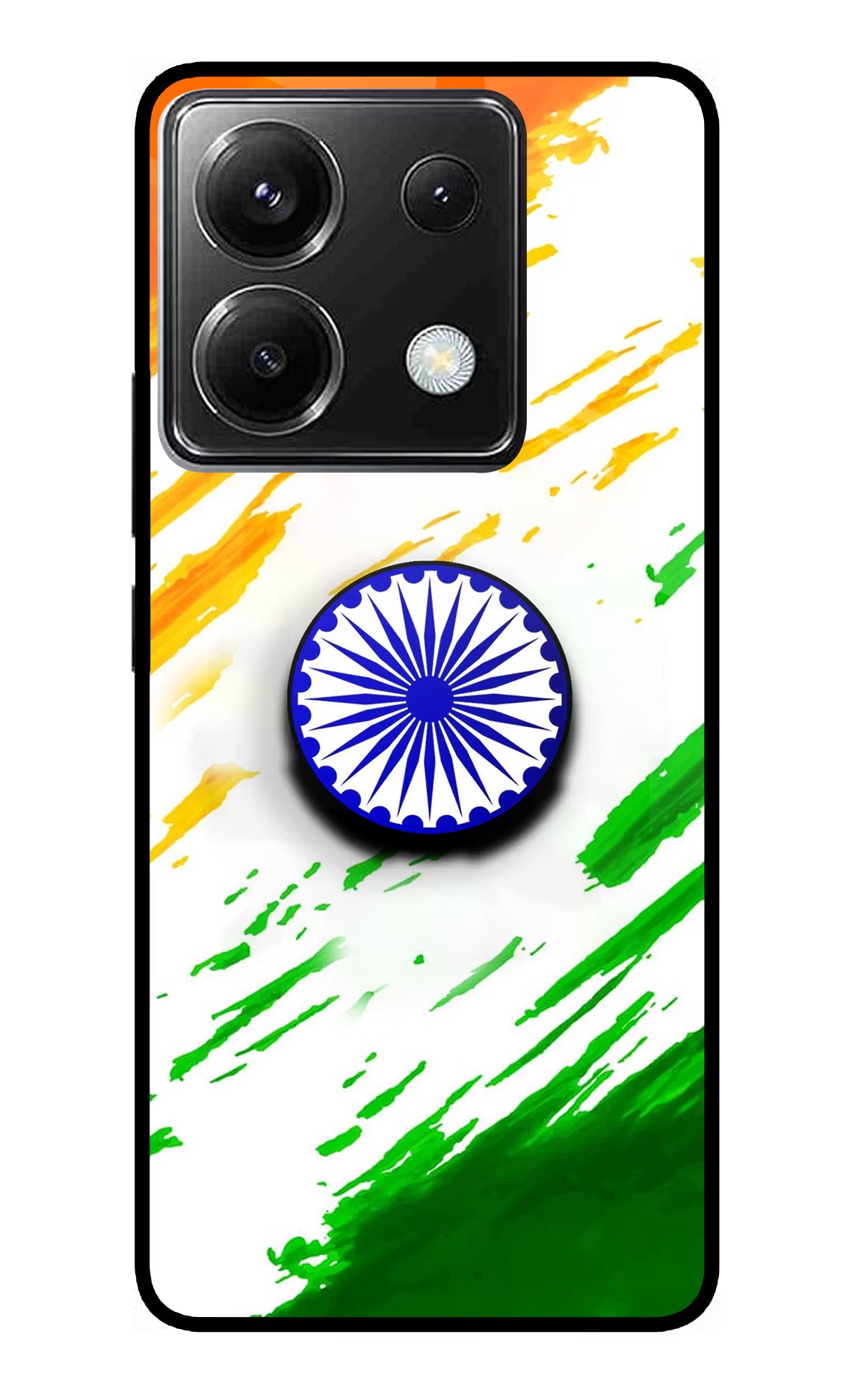 Indian Flag Ashoka Chakra Poco X6 Pop Case by Casekaro