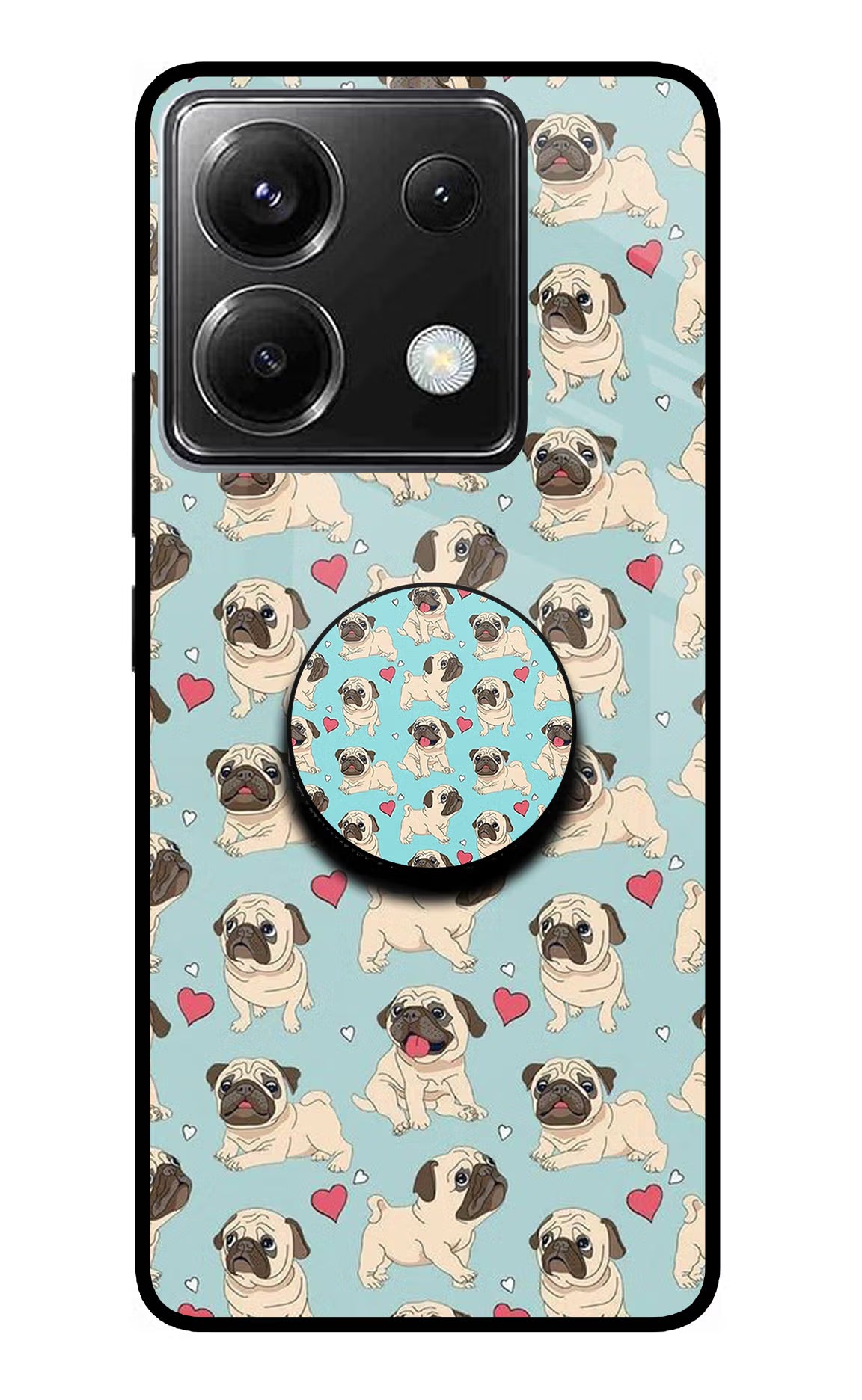 Pug Dog Poco X6 Pop Case by Casekaro