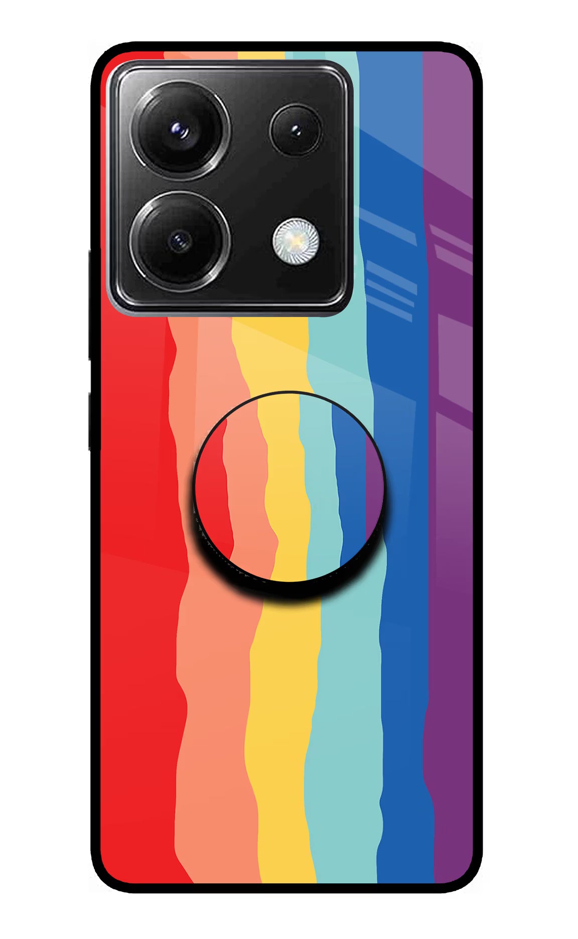Rainbow Poco X6 Pop Case by Casekaro